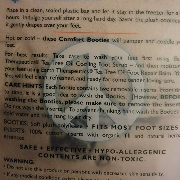 Anti-Stress Microwaveable Comfort Booties - New - Picture 4 of 6